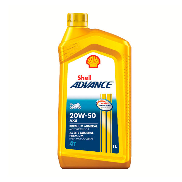 Shell Advance Ax5 20W-50 Aceite/Lubricante P./Motor 1L
