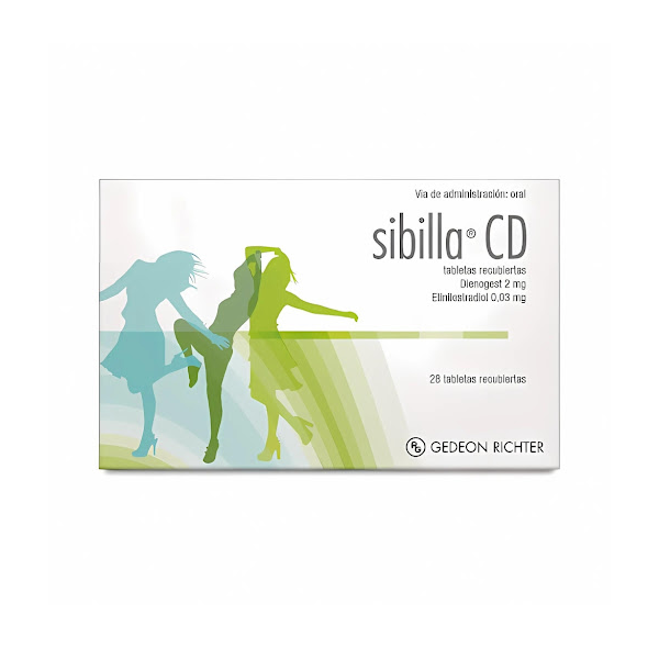 Sibilla Dienogest+Etinilestradiol 2Mg/0.03Mg X 28 Comprimidos Gedeon Richter