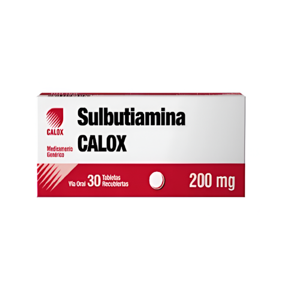 Sulbutiamina 200Mg X 30 Comprimidos Calox