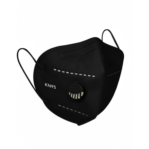 Tapaboca Kn95 Negro Valvula Akermed
