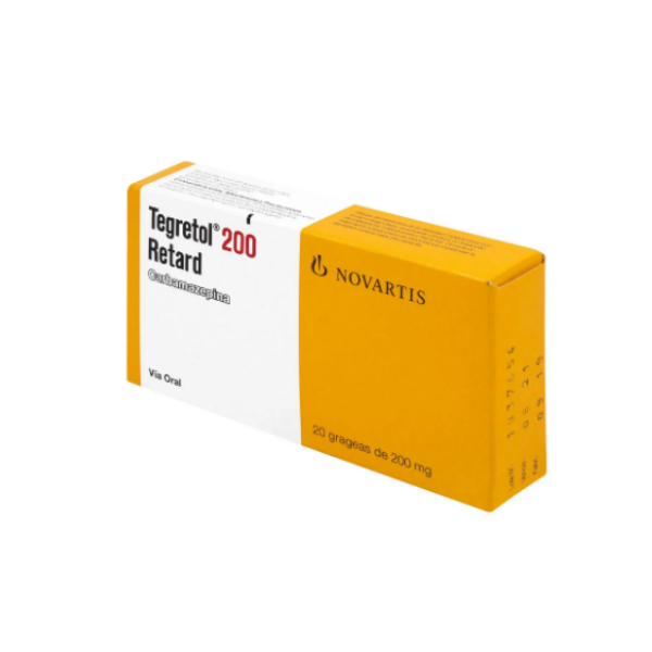 Tegretol 200Mg X 20 Tabletas Novartis