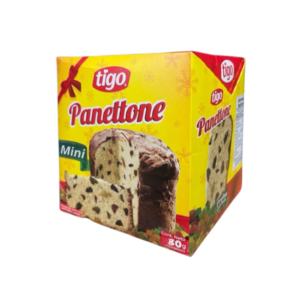 Tigo Panettone Gota De Fruta Confitada Mini 80Gr