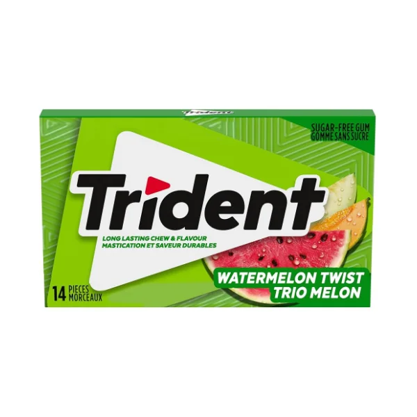 Trident Watermelon Twist Sin Azúcar X 14 Sticks