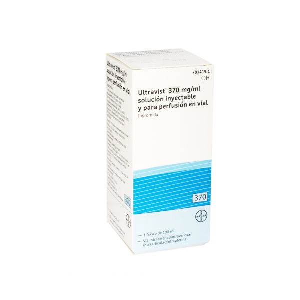 Ultravist-Contraste Ampolla 370Mg I/Ml X 50Ml. Bayer