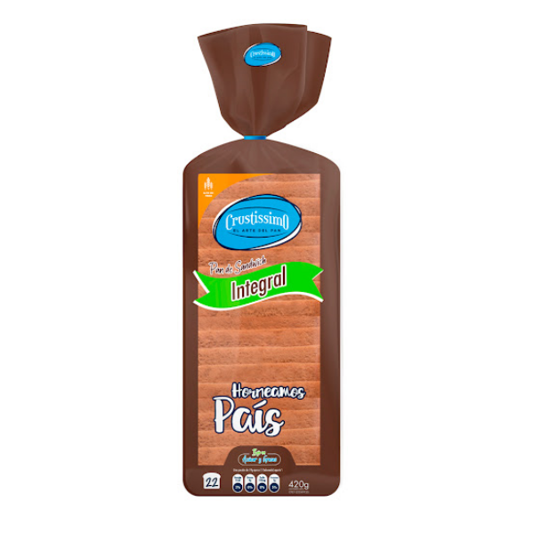 Crustissimo Pan Integral X 420Gr