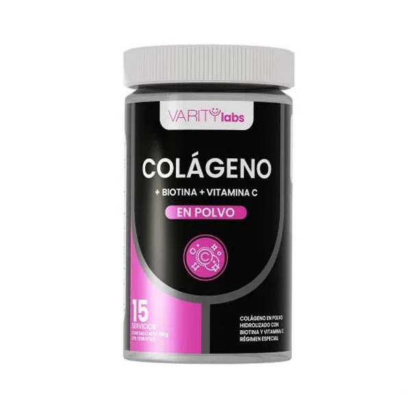 Colageno Hidrolizado + Biotina + Vitamina C En Polvo X 150Gr. Varity Lab