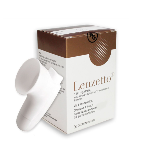 Lenzetto Estradiol Solución Tópica 1.53Mg Dosis X 6.5Ml Gedeon Rechter