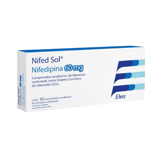 Nifed Lc Nifedipina 60Mg X 30 Comprimidos Calox