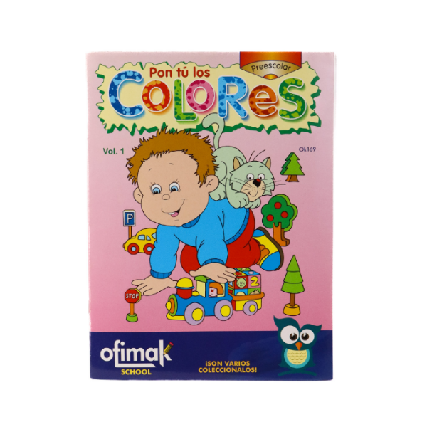 Ofimak Block Para Colorear Vol. 1 Rosa Ok169