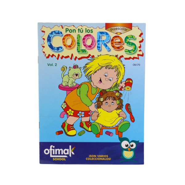 Ofimak Block Para Colorear Volumen 2 Azul Ok170