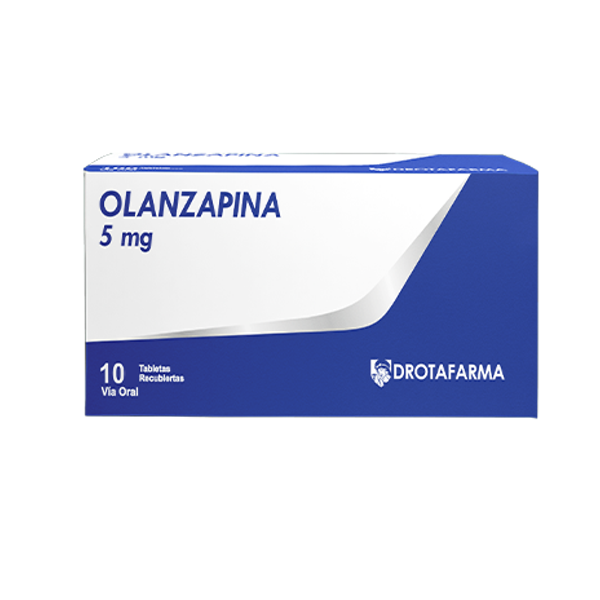 Olanzapina 5Mg X 10 Tabletas De Dispensador Drotafarma