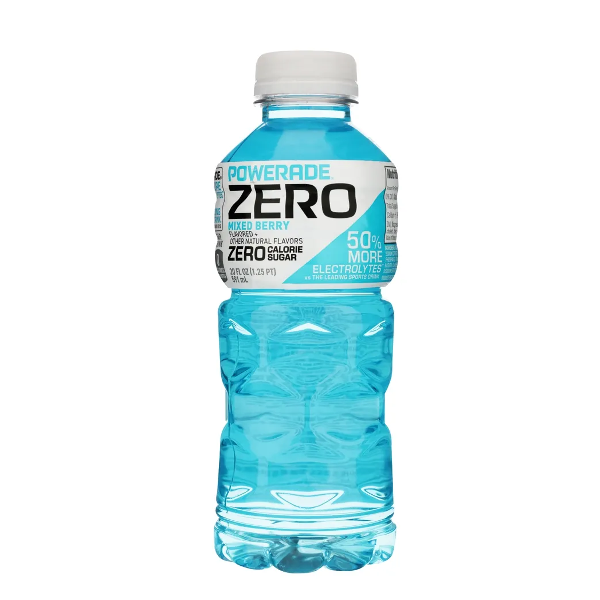 Powerade Zero Mixed Berry Sin Azúcar  591Ml
