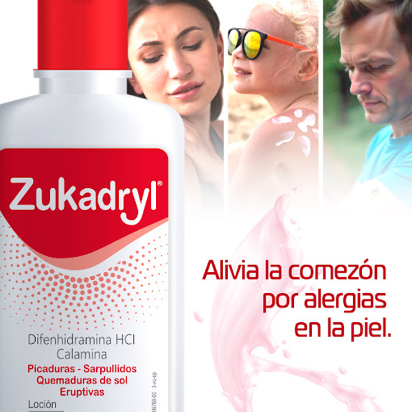 Zukadryl Locion Con Difenhidramina Hci Calamina X 100Ml Zukati - Imagen 3