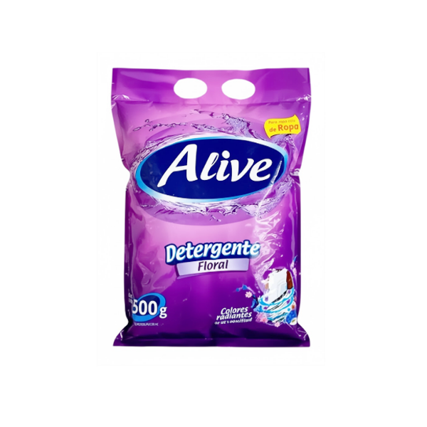 Alive Detergente Polvo Floral 500Mg
