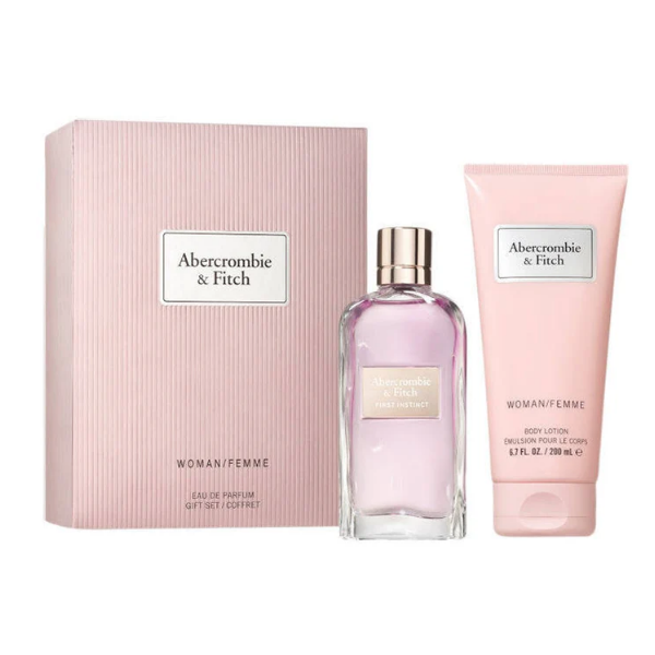 Abercrombie First Instinct Set Body Lotion  Perfume Para Dama