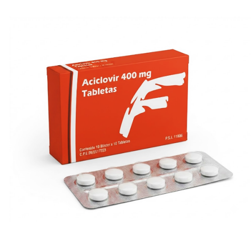 Aciclovir 400Mg X 10 Tabletas De Dispensador Fahd