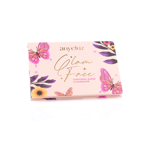 Anyeluz Paleta De Contorno Rubor E Iluminador 22Gr