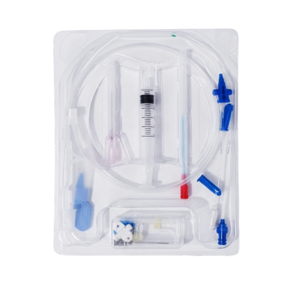 Cateter Central Bilumen 4Fr-5Cm Hauffman