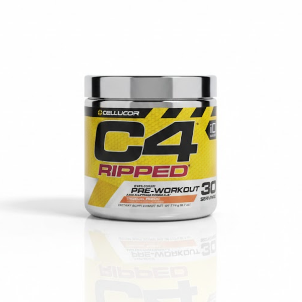 Cellucor C4 Pre-Workout Ripped Alimento Polvo  Tropical Punch. 174Gr