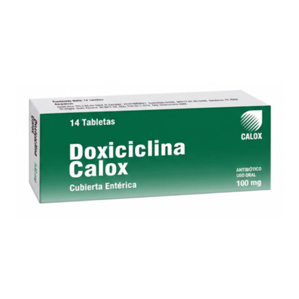 Doxiciclina 100Mg X 14 Tabletas (Uso Veterinario) Calox