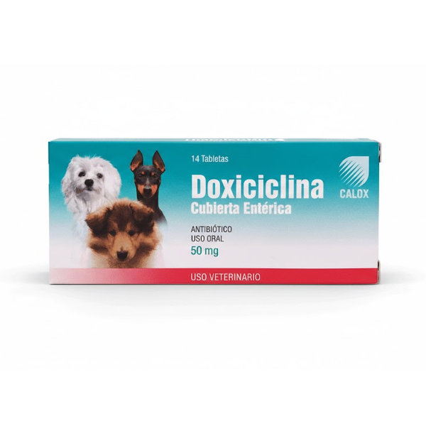 Doxiciclina 50Mg X 14 Tabletas (Uso Veterinario) Calox