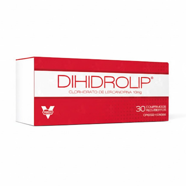 Dihidrolip Lercanidipina 10Mg X 30 Comprimidos Vargas