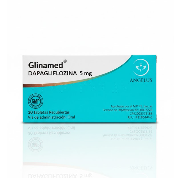 Glinamed Dapagliflozina 5Mg X 30 Tabletas Angelus