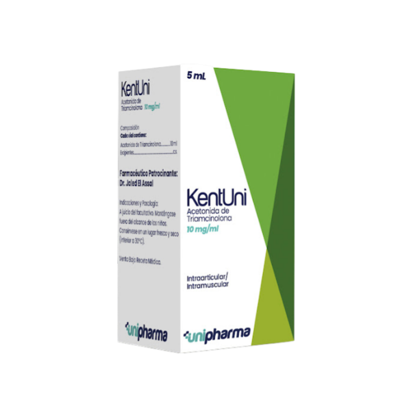 Kentuni-  Triamcinolona 10Mg/Ml X 5Ml Ampolla (I.Art.) Unipharma