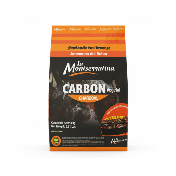 La Montserratina Carbon Vegetal 3Kg