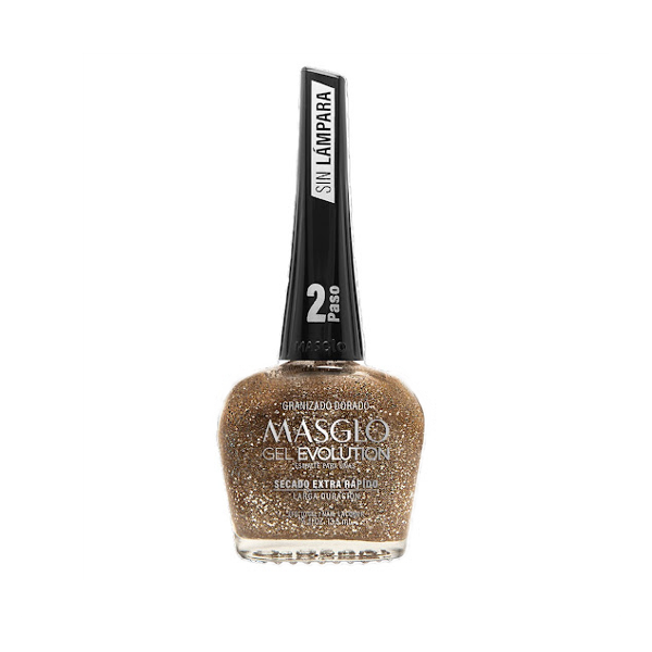 Masglo Esmalte Secado Extra Rapido Tono Granizado Dorado 13,5Ml