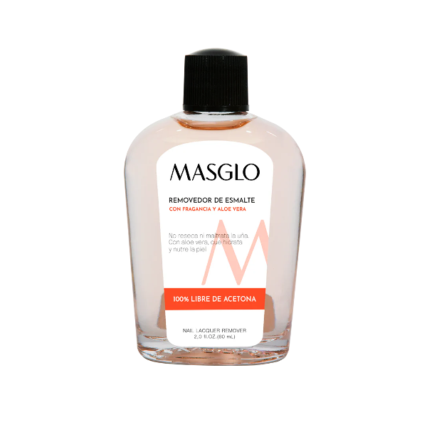 Masglo Removedor De Esmalte Con Fragancia Y Aloe Vera 60Ml