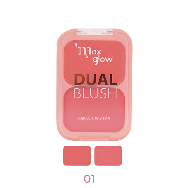 Max Glow Rubor Dual Tono 1 (6Gr)