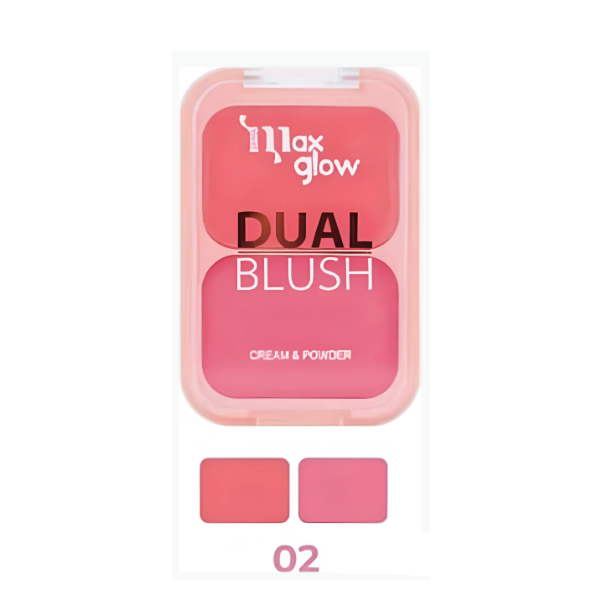 Max Glow Rubor Dual Tono 2 (6Gr)