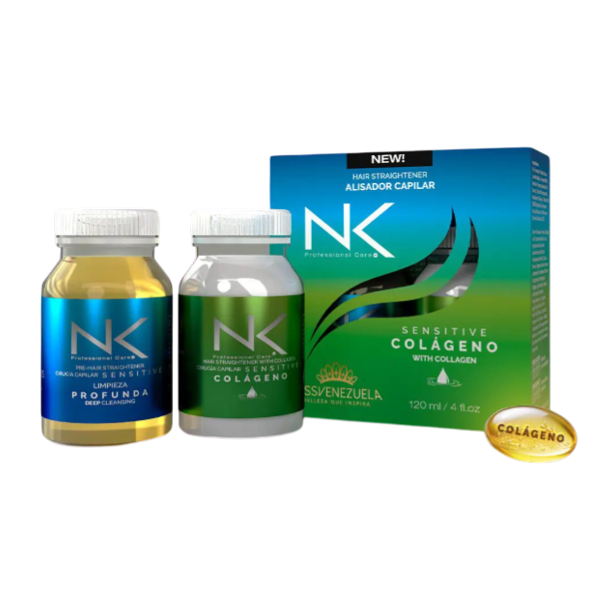 Nk Sensitive Colageno Alisador Capilar 2Pasos 120Ml
