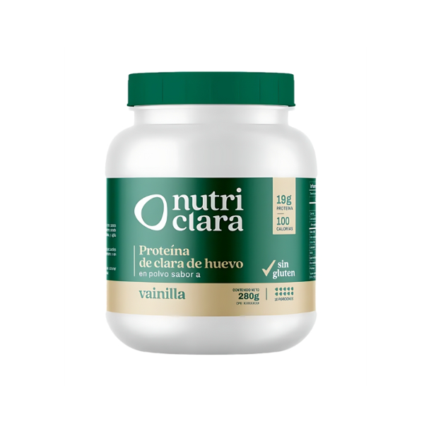 Nutriclara Proteina De Huevo Polvo Sin Gluten Vainilla 280Gr