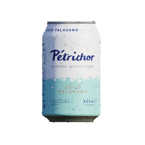 Petrichor Agua Con Gas Sabor Coco 355Ml