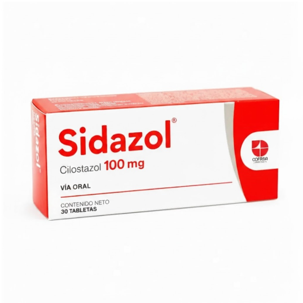 Sidazol Cilostazol 100Mg X 30 Tabletas Cofasa