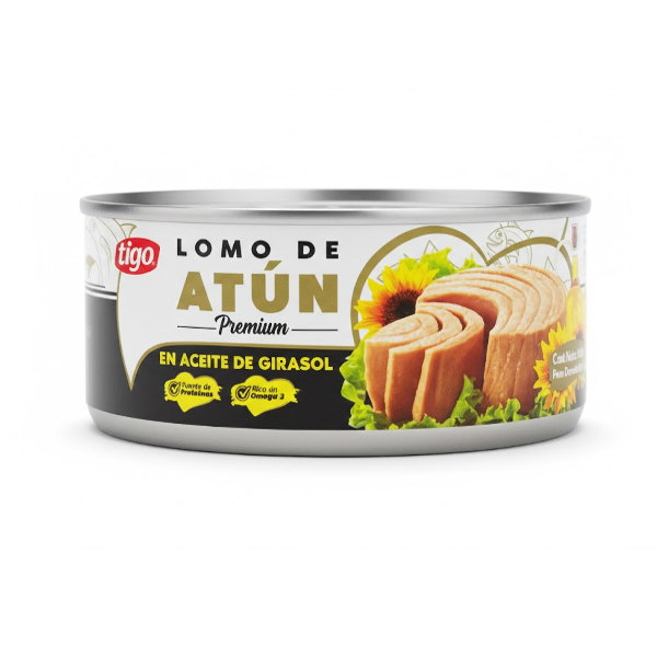 Tigo Atun Premium En Aceite De Girasol 160Gr