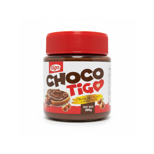 Tigo Chocotigo Crema De Cacao Y Avellanas 200Gr.