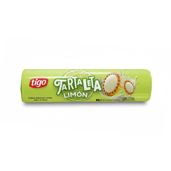 Tigo Galletas Tartaleta Sabor A Limon 140Gr
