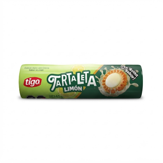 Tigo Galletas Tartaleta Sabor A Limon 140Gr