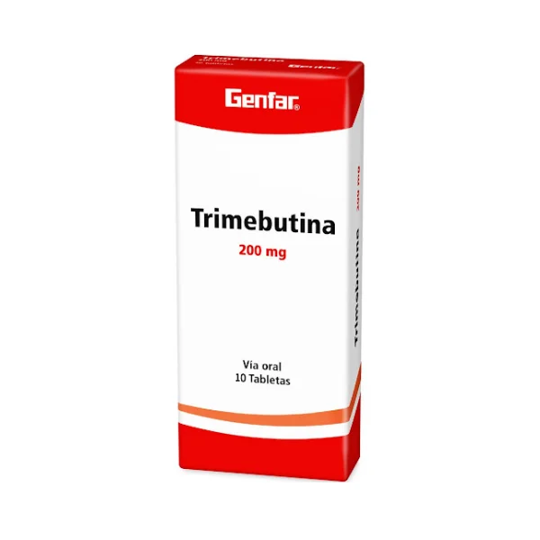 Trimebutina 200Mg X 10 Tabletas De Dispensador Genfar