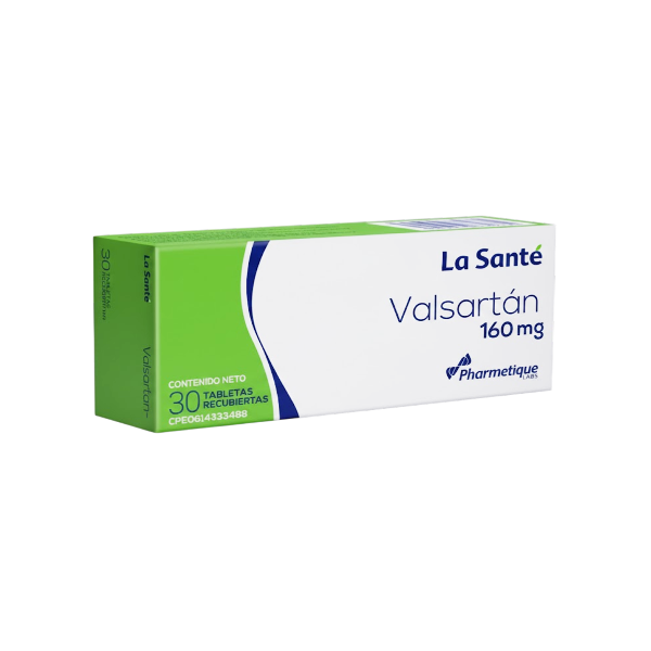 Valsartán 160Mg X 30 Tabletas La Santé
