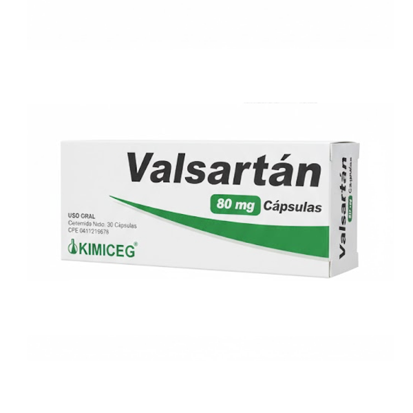 Valsartán 80Mg X 30 Cápsulas Kimiceg