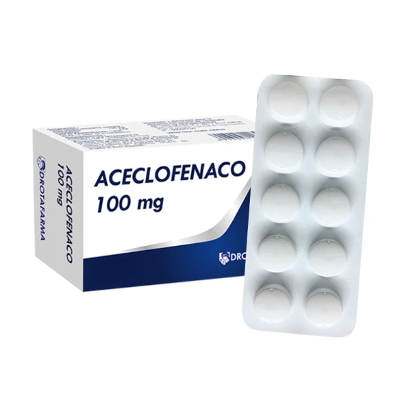 Aceclofenaco 100Mg X 10 Tabletas Drotafarma