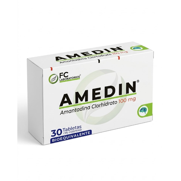 Amedin Amantadina 100Mg X 30 Tabletas Fc Pharma