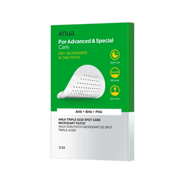 Anua Triple Acid Spot Care Microdart Patch 12Ea