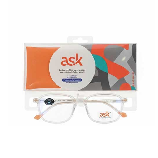 Ask Lente De Lectura Dioptria Transparentes +0.00