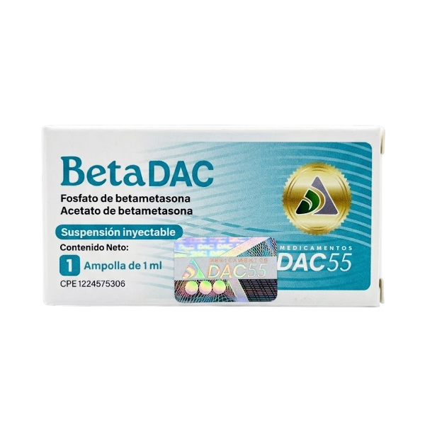 Betadac 4Mg-3Mg Amp.1Ml Dacc55