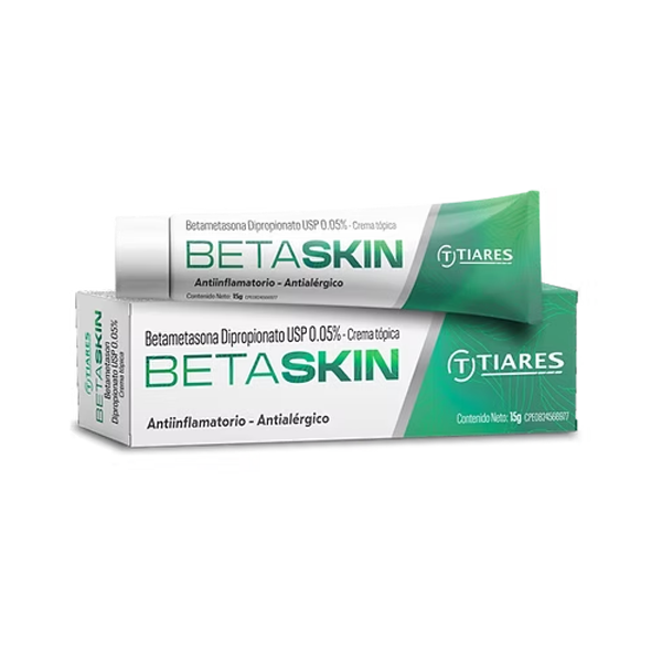 Betaskin Betametasona 0.05% Crema Tópica X 15Gr .Tiares